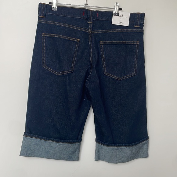 Zara denim relaxer capri short - Picture 3 of 5